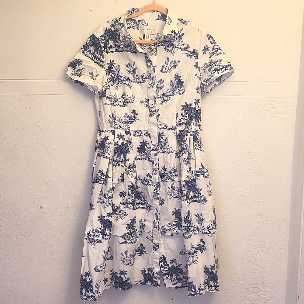Donna Morgan Cotton Midi Dress